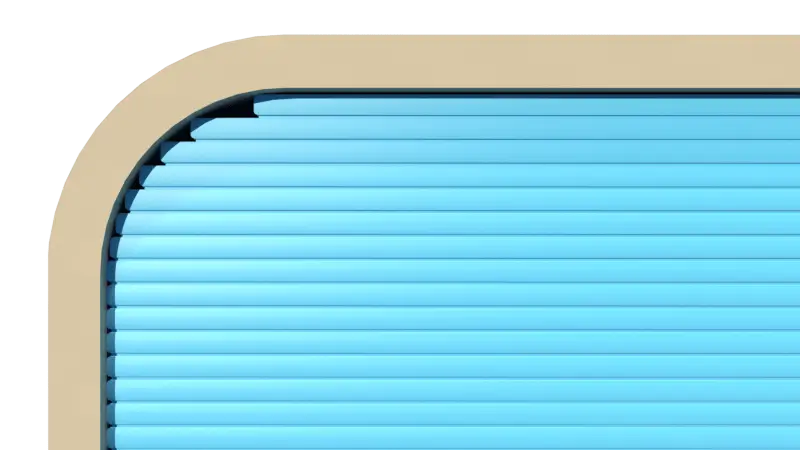 Íves sarokkivágás (1-25 cm)